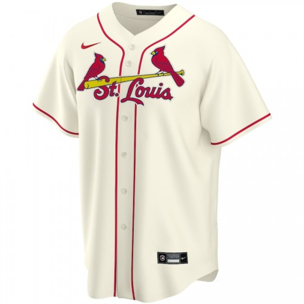 Men's St. Louis Cardinals Cream Alternate 2020 Jersey-Pro Kit Vault | Brand New 26/27 Sports Jerseys